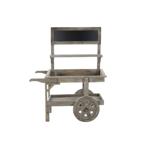 Kocsi kerekes táblával 87x41x109 cm