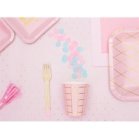 Konfetti körök világos rózsaszín 15 g