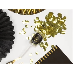 Konfetti push pop arany