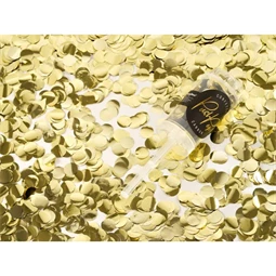 Konfetti push pop arany