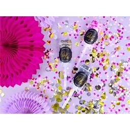 Konfetti push pop arany