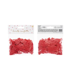 Konfetti szívek 1,6x1,6 cm piros 15 g