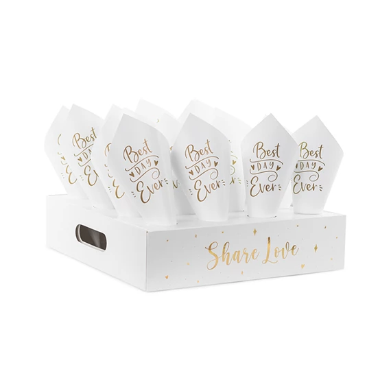 Konfetti tartó kúp, mix