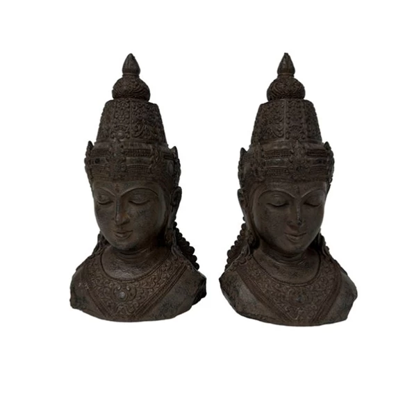Könyvtámasz szett, Buddha 16,1x10,6x28,8 cm S/2