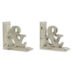 Könyvtámasz szett, and jel 26x12x26 cm S/2