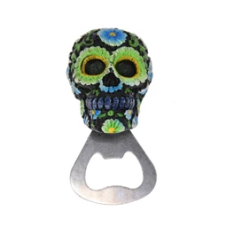 Glass opener skull 6x4x4,5 cm