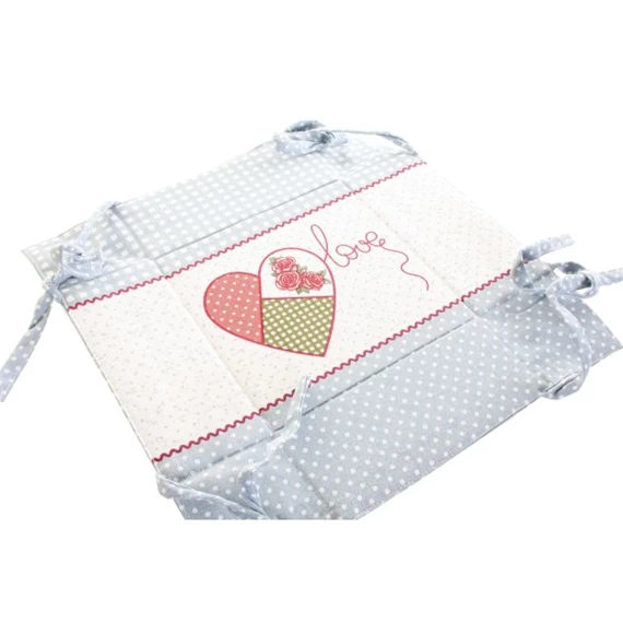 Kosár "LOVE" felirattal 20x20x10 cm 2 féle