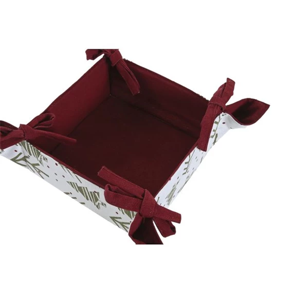 Kosár fenyő mintával 30x30x8 cm