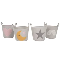 Kosár füllel 36x36x40 cm 4 féle