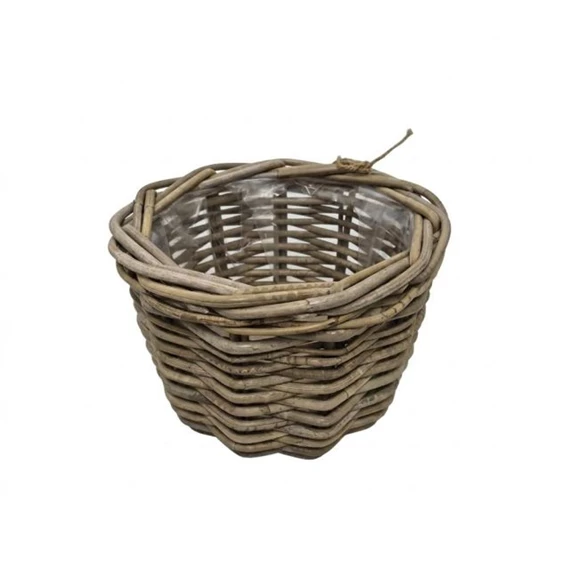Kosár kerek bélelt 27x20 cm