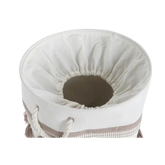 Kosár szett bojtos 43x43x45 cm S/3