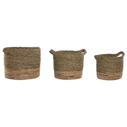 Kosár szett füllel 42x33x28 cm S/3