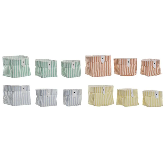 Kosár szett 14x14x14 cm 4 féle S/3