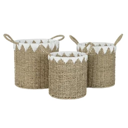 Kosár szett 35x35x45 cm S/3