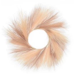 Koszorú díszfűből fű 57 cm natúr