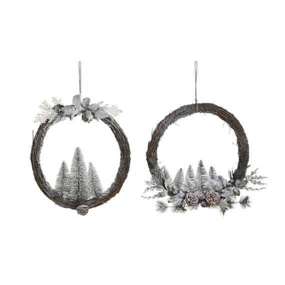 Koszorú fenyő 46x7x46 cm 2 féle