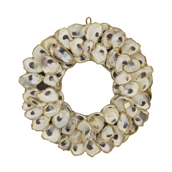 Koszorú kagyló akasztós 30x30x3 cm