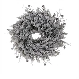 Koszorú thuja, tobozzal, havas 50 cm