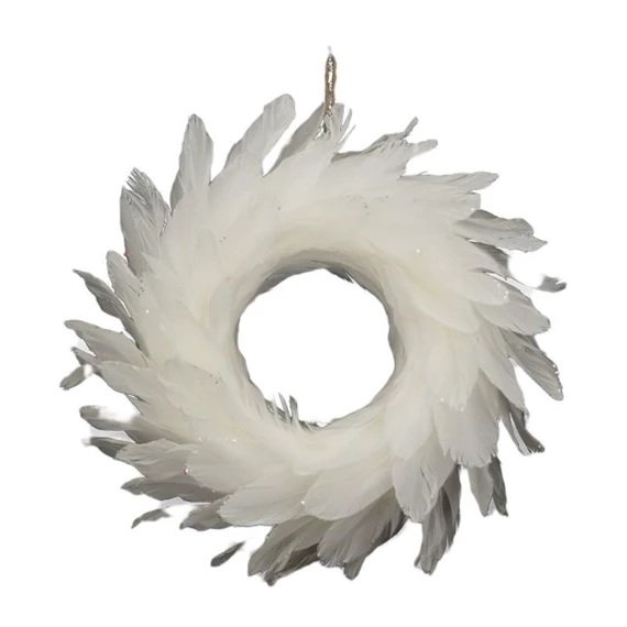 Koszorú toll akasztós 38x4x38 cm