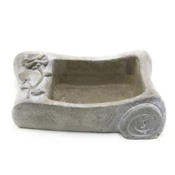 Kőtál rózsás 20,5x15x6 cm