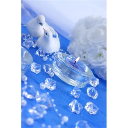 Kristály jég 25x21 mm színtelen S/50