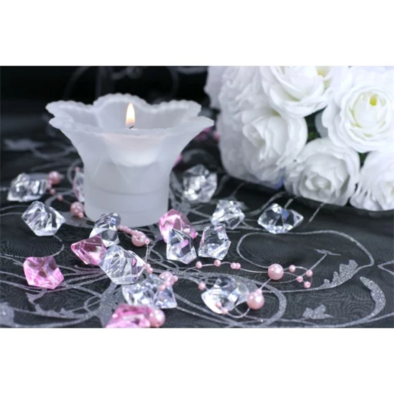 Kristály jég 25x21 mm színtelen S/50