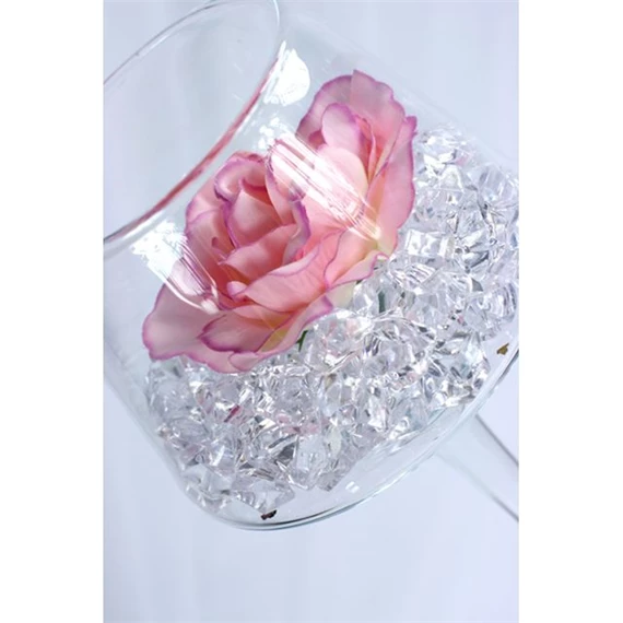 Kristály jég 25x21 mm színtelen S/50