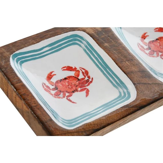 Kulcstartó tálca rákkal 20x10x2,5 cm