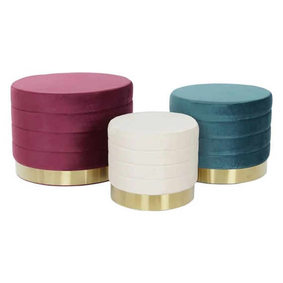 Lábtartó szett 60x60x45 cm S/3