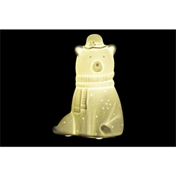 Lámpa asztali, LED-es medve 17x12x23 cm