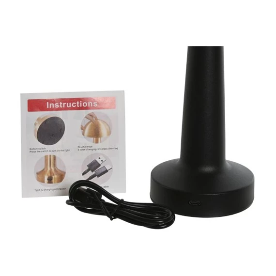 Lámpa asztali 9x9x21 cm 2 féle