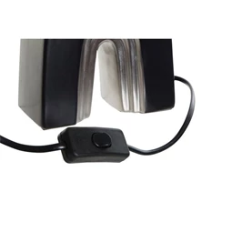 Lámpa asztali, íves 23x16x32 cm 2 féle