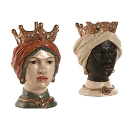 Lámpa asztali, királynővel 26x26x43 cm 2 féle