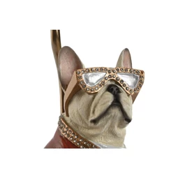 Lámpa asztali, kutya 26x26x46 cm