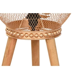 Lámpa asztali, leveles 32x32x90 cm