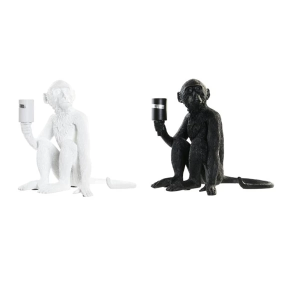 Lámpa asztali, majommal 33x32x31 cm 2 féle