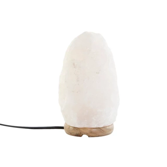 Lámpa asztali, sólámpa kő 12x9x20 cm