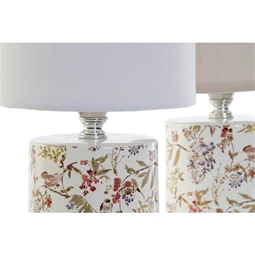 Lámpa asztali, virágos 14x14x26,5 cm 2 féle