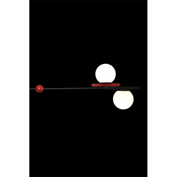 Lámpa mennyezeti, absztrakt 44x44x120 cm