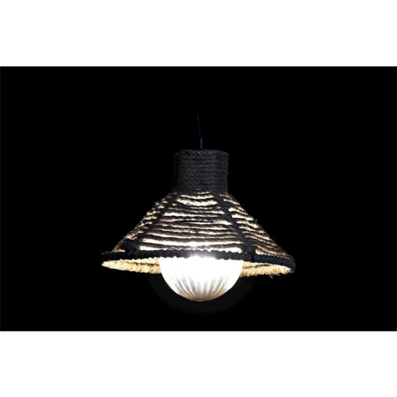 Lámpa mennyezeti, kötéllel 24x24x15 cm