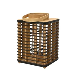 Lámpás fa 29x19,5x19,5 cm barna