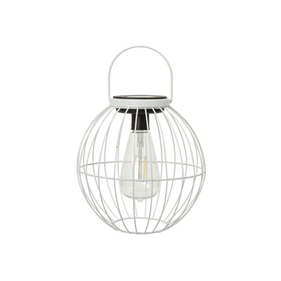 Lámpás fogantyúval, LED-es, szolár 19x19,5 cm