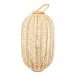 Lámpás fogantyúval, üveg mécsestartóval 70x40 cm