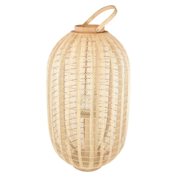 Lámpás fogantyúval, üveg mécsestartóval 84x43 cm