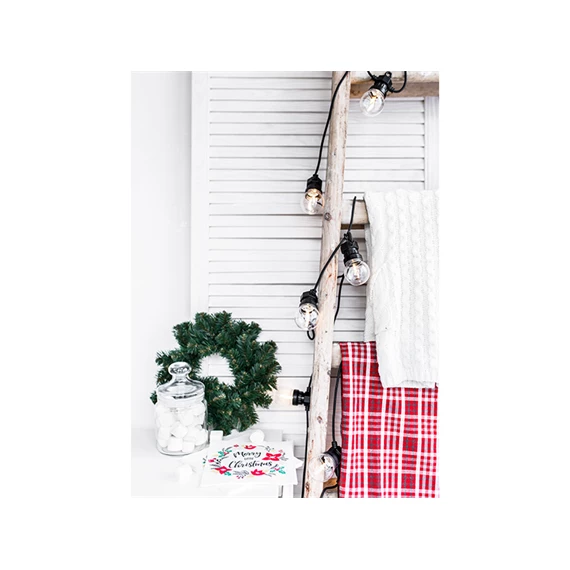 Led füzér fények fekete 5 m nem tartalmaz UK dugót