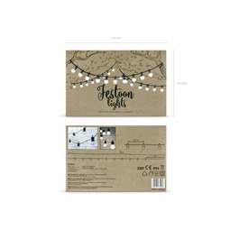 Led füzér fények fekete 5 m nem tartalmaz UK dugót