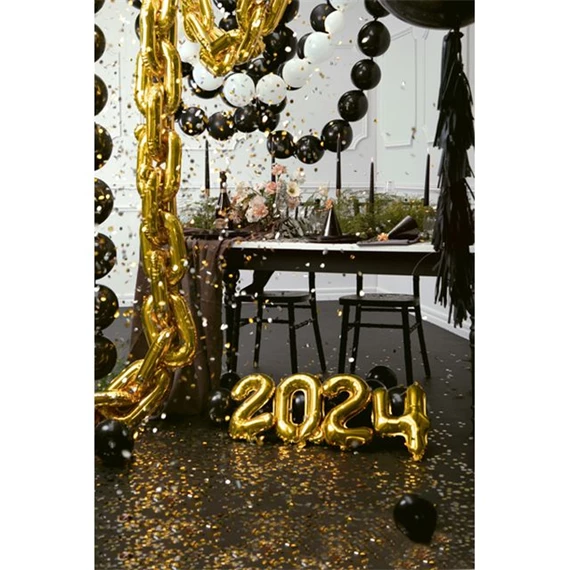 Lufi 0-ás szám fólia 35 cm arany