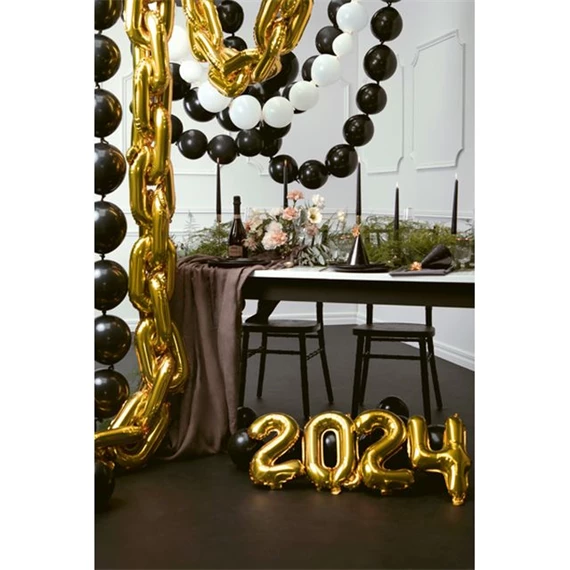 Lufi 0-ás szám fólia 35 cm arany