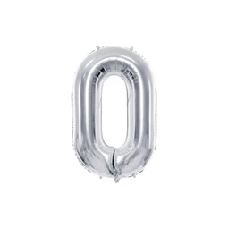 Lufi 0-ás szám fólia 72 cm ezüst