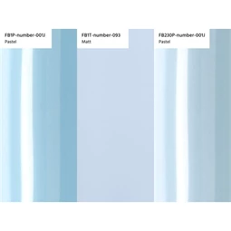 Lufi 0-s szám fólia 72 cm világoskék